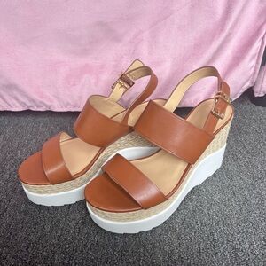Never worn Michael Kors Wedge sandals